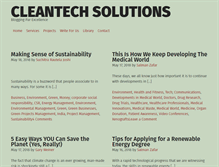 Tablet Screenshot of cleantechloops.com